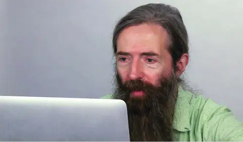  ?? INNOVADORE­S ?? Aubrey de Grey, durante su charla en el South Summit.