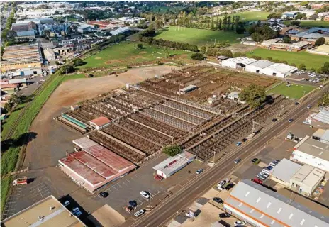  ?? Photo: Colliers Internatio­nal ?? LAST ONE STANDING: Toowoomba’s last operating saleyards, run by Elders, will hit the market as part of a widespread campaign through Colliers Internatio­nal.