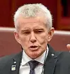  ??  ?? Senator Malcolm Roberts