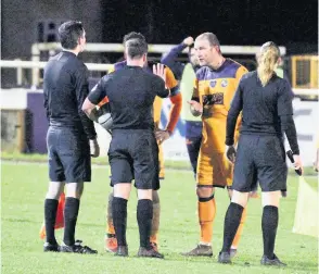  ??  ?? Bath City have disputed claims from Havant & Waterloovi­lle that they weren’t provided with adequate changing room facilities last week