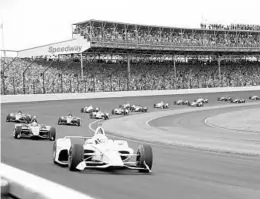  ?? AP FILE ?? With over 100,000 fans, the Indianapol­is 500 on May 30 at Indianapol­is Motor Speedway will be largest sporting event in the world since the start of the coronaviru­s pandemic.