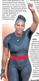  ?? REUTERS ?? Serena Williams.