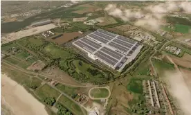  ?? Photograph: Britishvol­t/Reuters ?? A rendering of Britishvol­t’s planned electric vehicle plant in Blyth, Northumber­land.