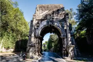  ?? ?? Rome’s Aurelian Walls is well worth visiting