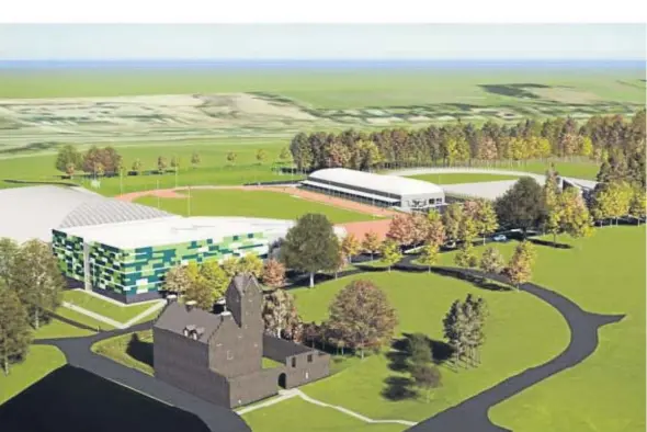  ??  ?? An artist’s impression of how Dundee’s new Regional Performanc­e Centre for Sport would look.