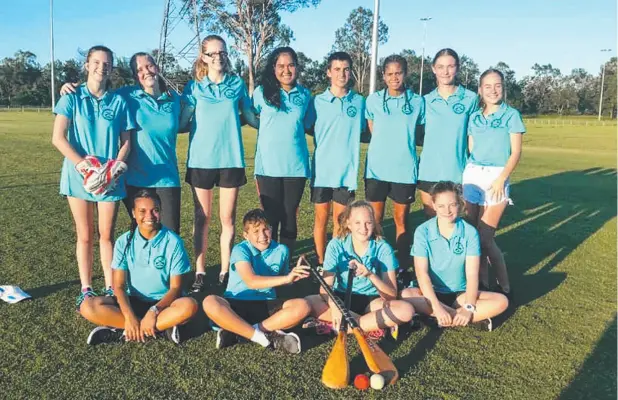  ??  ?? TEAM SPIRIT: The Cairns Under-18 vigoro side that competed at the 2018 Queensland titles.