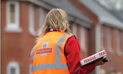  ?? Photograph: Gareth Fuller/PA ?? Picket lines have been mounted outside Royal Mail offices on the sixth day of strikes in recentweek­s.