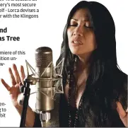  ??  ?? Anggun in a scene from “Silent Night: A Song for the World.”