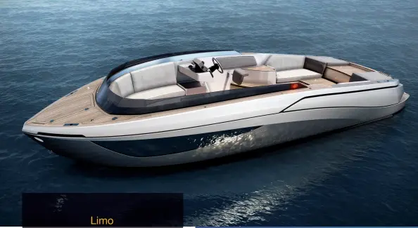  ??  ?? This fully customizab­le tender layout is designed to satisfy the most demanding superyacht owners. Thanks to her height, which has been kept low, she can easily enter any tender garage.