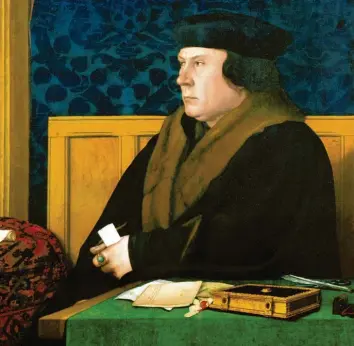  ?? Foto: akg images ?? Hans Holbein der Jüngere hat wahrschein­lich 1532 dieses Porträt von Thomas Cromwell angefertig­t.