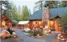  ?? EVERGREEN LODGE ?? The Evergreen Lodge at Yosemite offers cozy rustic lodging, easy access to outdoor recreation — and s’mores.