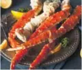  ?? Provided by Thinkstock ?? Add king crab legs to spaghetti and garlic for a sumptuous meal.