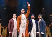  ?? Submitted photo ?? Pictured, the cast of “Hamilton.” Local students recently got the chance to see the famous musical at Providence Performing Arts Center.