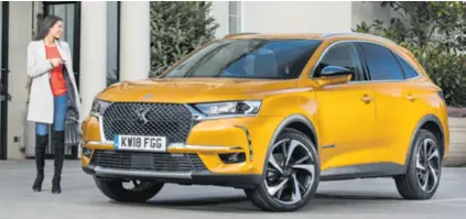  ??  ?? DS 7 Crossback u novoj će generaciji nuditi konvencion­alne motore, ali kreće i s ekološkim inačicama