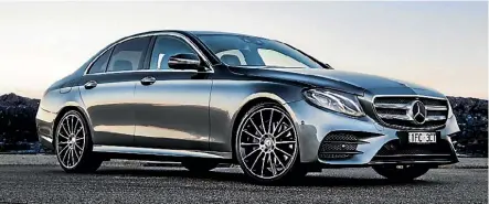  ??  ?? The new Mercedes-Benz E-Class, claimed to be the most intelligen­t sedan in its class.