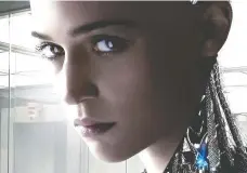  ?? COURTESY OF MONGREL MEDIA ?? Alicia Vikander as Ava, in Ex Machina.