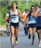  ?? ARCHIVO / RAFAEL MURILLO ?? Gabriela Traña acabó en 3:05:04 la maratón.