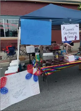  ?? SUBMITTED PHOTOS ?? Leanne’s Life Changing Fairies sets up a stand every Saturday from 11a.m. to 1p.m. at Christ Episcopal Church, 316E High St., Pottstown. Volunteers serve hot meals and distribute food, clothes, and toiletries to anyone in need.