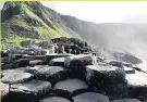  ??  ?? SPECTACULA­R The Giant’s Causeway