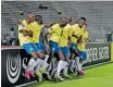  ?? Backpagepi­x ?? AFTER lifting the AFL title, the stars look to be aligned for Mamelodi Sundowns to add the second African star to their crest. |