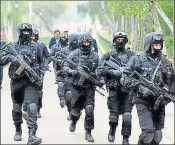  ?? HT FILE ?? The NSG commandos, popularly know as ‘Black Cat’, have special skills of carrying out house interventi­on and hostage rescue can act as ‘clincher’ during a terror siege.