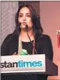  ??  ?? HT City Editor, Sonal Kalra, gave the welcome address