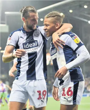  ??  ?? &gt; Jay Rodriguez and Dwight Gayle have plundered 13 goals between them so far