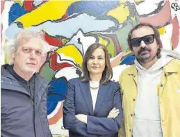  ?? ?? Olga Julián acudirá a JustMad con los artistas Eduardo Lozano y José Moñú.