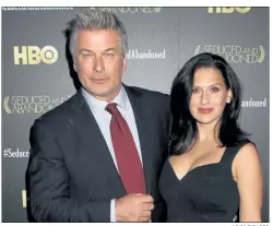  ?? AP FILE PHOTO ?? Alec and Hilaria Baldwin