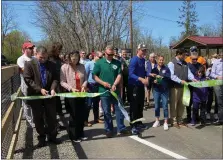  ?? EVAN BRANDT — MEDIANEWS GROUP ?? The ribbon was cut Friday on the newest 4miles of Schuylkill River Trail to be opened in Chester County.