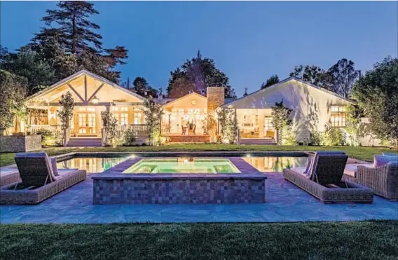  ?? David Tamburo ?? “THE SHIELD” STAR Michael Chiklis has listed his Sherman Oaks home, earlier owned by David Hasselhoff, for $5.195 million.