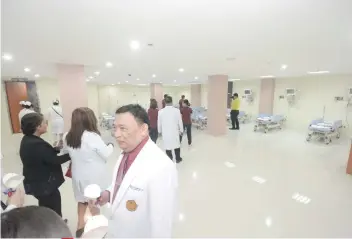  ?? SUNSTAR FOTO / AMPER CAMPAÑA ?? SPACIOUS. The Vicente Sotto Memorial Medical Center inaugurate­s its 120-bed capacity emergency complex, which will host patients from different parts of the Visayas.