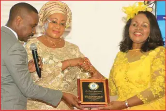  ??  ?? Pastor Ituah Ighodalo , Mrs titi Oseni and Chief (Mrs) Stella Okoli