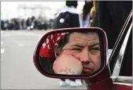  ?? JOSE CARLOS FAJARDO — STAFF PHOTOGRAPH­ER ?? Motorist Pam Satterthwa­ite, of San Francisco, shows her frustratio­n as she and others are idled by the demonstrat­ion.