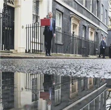  ?? PICTURE: GETTY IMAGES ?? 0 Chancellor Philip Hammond on his way to deliver his Budget