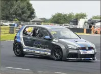  ??  ?? Allum won reversed gridvolksw­agen Cup race