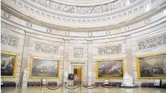  ?? NYT ?? The Capitol rotunda on Capitol Hill in Washington. Congress appeared to make little headway early Sunday towards ending a two-day-old government shutdown.