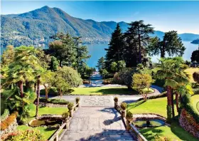  ?? ?? LAKESIDE LUXURY: Passalacqu­a hotel, on the edges of Lake Como, is based in an 18th Century villa that once welcomed Napoleon Bonaparte