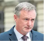  ??  ?? Michael O’neill: Looking for players who can “step up”.