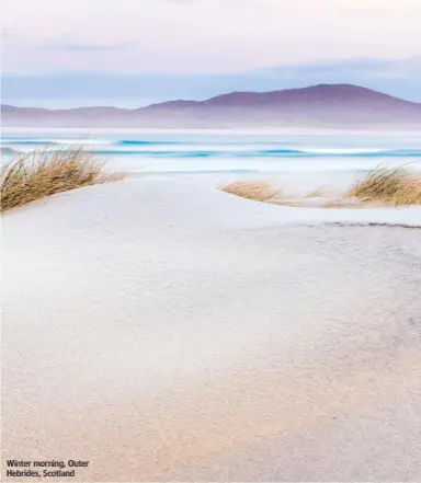  ??  ?? Winter morning, Outer Hebrides, Scotland