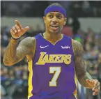  ?? ASSOCIATED PRESS FILE PHOTO ?? The way Los Angeles Lakers guard Isaiah Thomas sees it, what awaits in free agency this summer is like what he faced when he was the last pick in the NBA Draft. ‘I only need one team to love me,’ Thomas said Thursday.