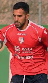  ?? LAPRESSE ?? Marco Sau, 30, tornato a Cagliari nel 2012