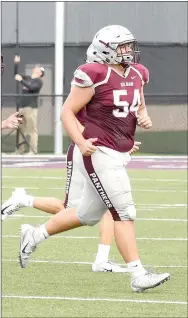  ?? Bud Sullins/Special to the Herald-Leader ?? Siloam Springs senior Corbin Collins is a college prospect on the offensive line and has been talking with Central Arkansas, Arkansas Tech and Arkansas State.