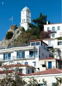  ??  ?? 1 A view of residentia­l homes, with the Bell Tower above 2 The Historical Archives Museum of Hydra by the bay 3 A breathtaki­ng landscape at one of Hydra's vantage points 4 A curious jar with the words Mi Ultimo Adios
1