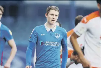  ??  ?? FLASHES Midfielder George Byers was inconsiste­nt after arriving on loan from Swansea