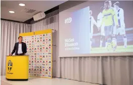  ?? Bild: JOHANNA LUNDBERG ?? SKRÄLLEN. Nummer 19 – Niclas Eliasson. Yttermittf­ältaren var den stora överraskni­ngen i Håkan Ericsons Em-trupp.