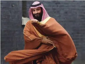  ??  ?? Mohammed bin Salman, príncipe heredero de Arabia Saudita.