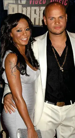  ??  ?? Court claims: Ex-Spice Girl and husband Stephen Belafonte