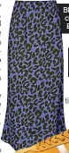  ?? ?? Blue leopard print crepe midi skirt, £19.99, New Look
Purple metallic long sleeve top, £40, River Island
* Prices correct at time of going to press. While stocks last