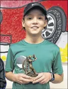  ?? SUBMITTED ?? Cayden Colburne captured the under-10 title at the Atlantic Tennis Alliance tournament in Fredericto­n.
